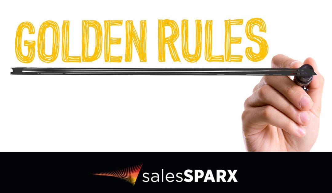 The 3 Golden Rules Of Selling